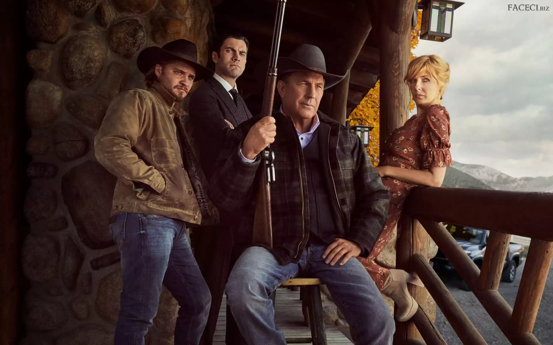 Wes Bentley, Luke Grimes, Aktorka, Serial, Kelly Reilly, Yellowstone, Kevin Costner, Aktor